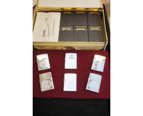 Zippo lighter anniversary series 1932-1992 collectors edition 