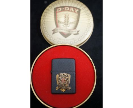 Limited edition Zippo lighter D-Day Normandy 50 years 1944-1994 in presentation box 