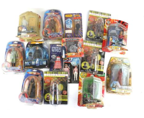 Doctor Who - boxed Character toys including 10 Figure Gift Set, Christmas Adventure Set, Martha Jones action figure, Radio Co