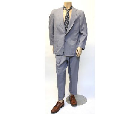 Suburbicon (2017) - Matt Damon as Gardner Lodge, production used part costume comprising grey Schwobilt blazer jacket, Anto B