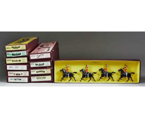 A Collection of W Britain Military Models, comprising - "Worcestershire Regiment", 8802, "Grenadier Guards", 8810, "The Royal