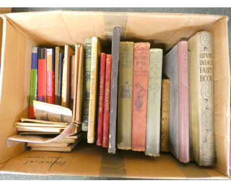 Children's & Illustrated.  A carton of various vols.  Alice's Adventures in Wonderland Macmillan & Co London 1898. Spine scuf