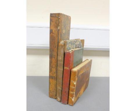 Diary &amp; Account Book - Alnwick Area.&nbsp;&nbsp;Dunn &amp; Duncan's Law &amp; Commercial Daily Remembrancer for 1834. Cru