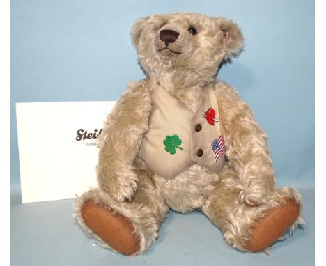 Steiff, "Teddy Poverman", 40cm, with certificates.