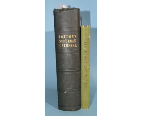 Loudon (John), The Suburban Gardener and Villa Companion, numerous engr text illus, 32pp publisher's catalogue, orig cl gt, 8