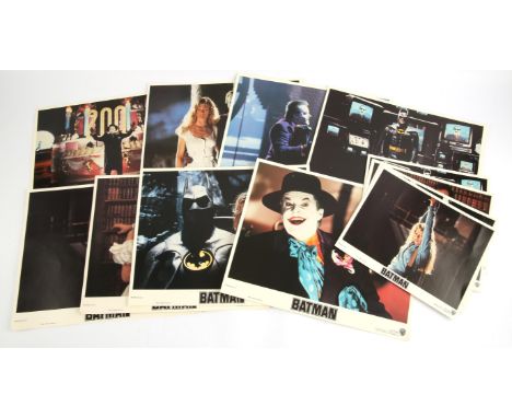 Batman (1989) Lobby Card Collection -Collection of lobby cards from Tim Burton's Batman, in 2 different sizes, to include; 8 