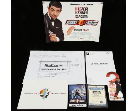 Johnny English (2003) Art Department Material -Collection of items from Johnny English, To include; Art department production