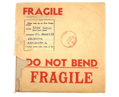 Elvis Presley - 5" vinyl mail away record in mailer from Weekend Mail The Truth About Me (single sided). 