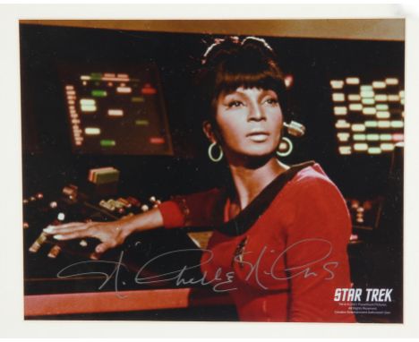 Star Trek (1966) Nichelle Nichols As Uhura Autograph -  Nichelle Nichols signed Star Trek 10x8 still, professionally framed a