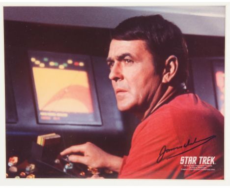 Star Trek (1966) James Doohan as Scotty Autograph -  James Doohan signed Star Trek 10x8 still, professionally framed and glaz