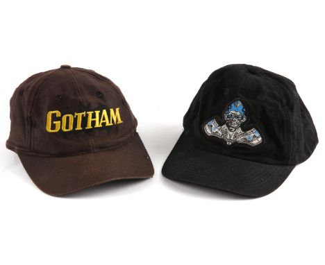Batman & Robin (1997) Warner Brothers 'Mr. Freeze' crew cap and a Gotham crew cap (2).