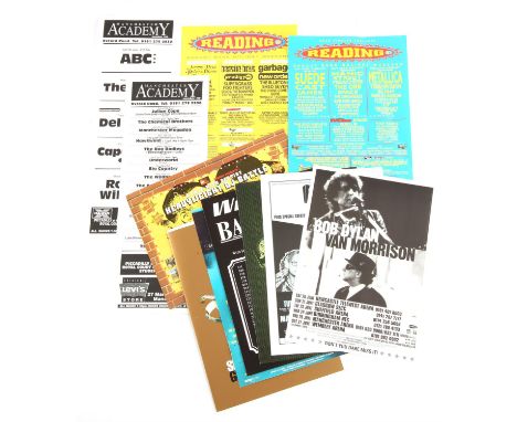 Gig Flyers, Record Promos etc, mostly late 1990's including, including Prodigy, Suede, REM, Blur, OCS, Stereophonics, Strangl