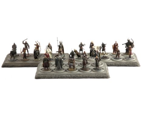 Large Collection of The Lord Of The Rings (2001-2008) Eaglemoss figure collection -A collection of 60 individual figures from