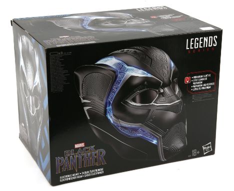Marvel Legends Series  Black Panther Electronic Helmet 1:1 scale replica Black Panther detailed electronic helmet, battery op