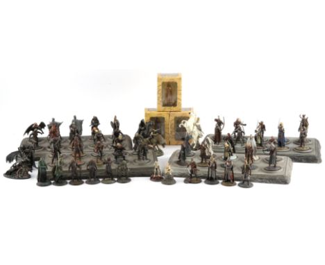 Large Collection of The Lord Of The Rings (2001-2008) Eaglemoss figure collection- A collection of 60 individual figures from