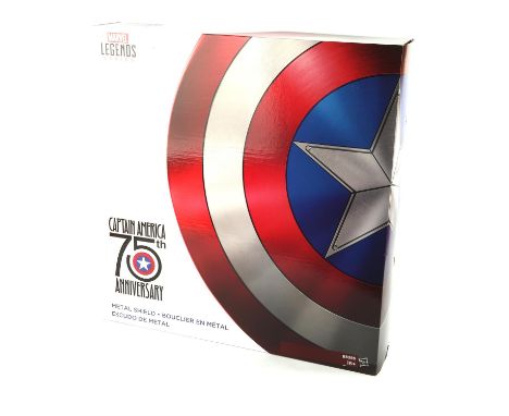 Marvels Legends Series  Captain America 75th Anniversary Shield   Captain America, 1:1 Scale shield prop replica produced for