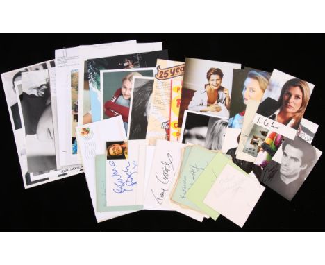 Autograph Collection Various Themes  -Collection of 50 Actors signatures, To include; David Copperfield, Lady Antonia Fraser 