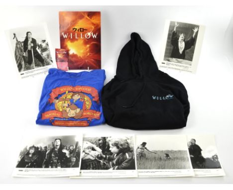 Willow Season 1 Clothing And Promotional items - A Hoodie from the Willow TV series (Size small) and a T-shirt with a graphic