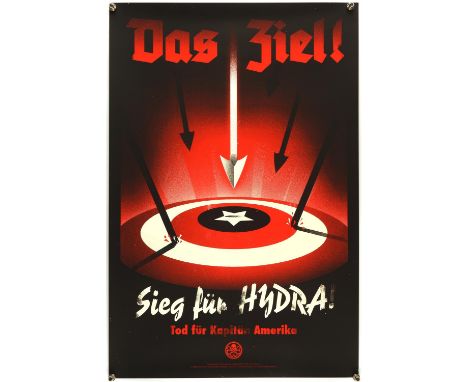 Das Ziel! - Sieg fur Hydra - Mondo art print for Captain America (2011), rolled 24 x 18 inches. 