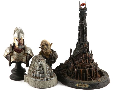 Collection of 4 The Lord Of The Rings (2001-2008) Bust and Model collection - To include: a limited numbered bust; King Eleno