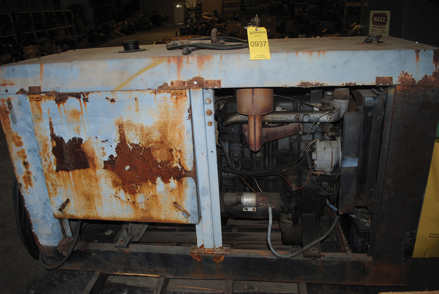 HOBART WELDER 110 GENERATOR; PERKINS DIESEL ENGINE; 4CYLINDER, D403P