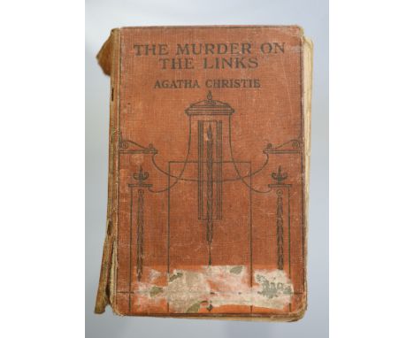 ° Agatha Christie - Murder on the Links, rare first edition, first impression, 1923, poor condition.