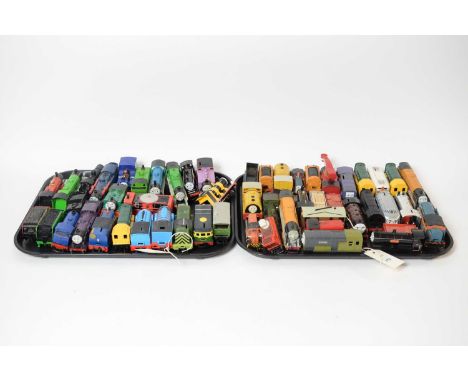 A collection of Thomas the Tank Engine 00-Gauge locomotives and other railway models, by makers including: Hornby; Bachmann; 