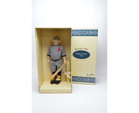 A Steiff 1995 Replica of ‘Baseball Player’ 1913, limited edition no. 333/1200, with box and certificate. 