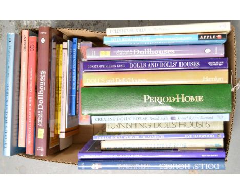 A collection of hardback and other books, primarily relating to dolls and dolls’ houses, titles including: The Most Wonderful