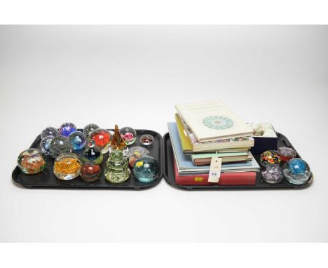 A collection of Caithness and other glass paperweights, including: a limited edition ‘Vortex’ paperweight, no 195/1000; a ‘Re