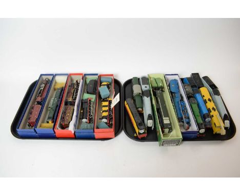 A collection of 00-Gauge model locomotives and tenders, some of Thomas the Tank Engine interest, by makers including Hornby a