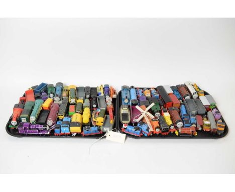 A collection of Thomas the Tank Engine 00-Gauge locomotives and other railway models, by makers including: Hornby; ERTL; Gull