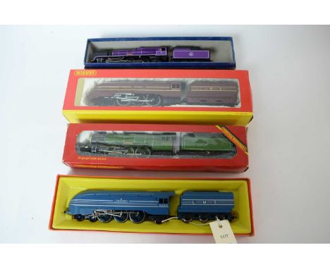 Hornby and Tri-Ang Hornby 00-Gauge scale railway model locomotives, each in box. (4)