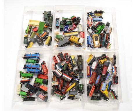 A collection of model railway rolling stock, 0-Gauge and 00-Gauge, by various makers, including: Gullane (Thomas) Ltd; Tri-An
