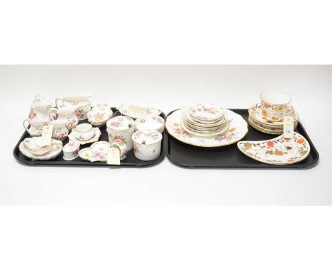 A collection of Royal Crown Derby ‘Derby Posies’ decorative ceramics; together with other similarly decorated rose motif cera