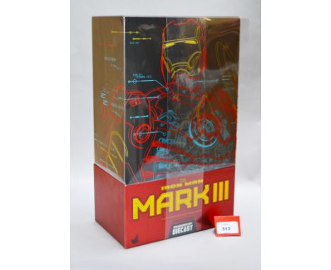 Hot Toys MMS256-D07 Marvel Iron Man Mark III 1:6 scale figure. E and boxed with outer carton.