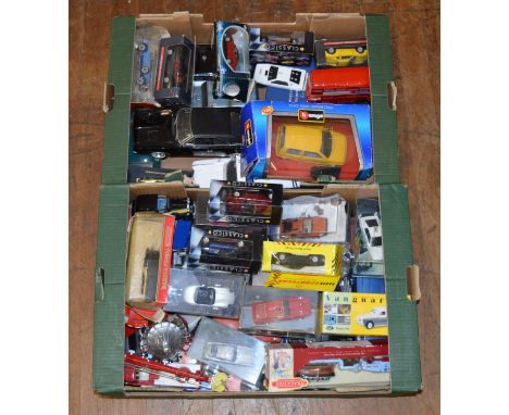 Good quantity of assorted diecast models, to include large scale unboxed models, including a Product Enterprise UFO SHADO mob
