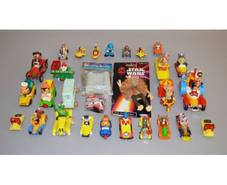 A quantity of unboxed diecast Cartoon related diecast models by Corgi, ERTL and others  including Corgi and Corgi Junior vers