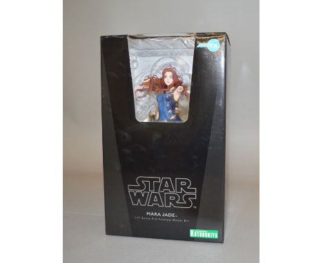 Kotobukiya Art FX Star Wars Mara Jade 1:7 scale pre-painted model kit. Appears E and boxed.