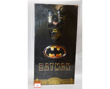 NECA Batman 1:4 scale Michael Keaton as Batman figure. E and boxed.