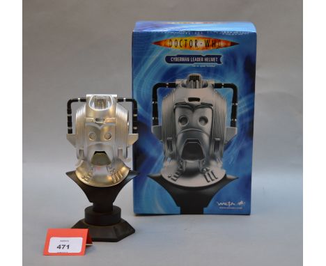 WETA Doctor Who Earthshock Cyberman Leader Helmet, ltd.ed. 362/500. E and boxed.