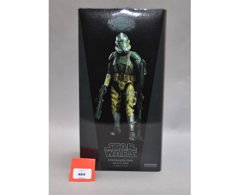 Sideshow/Hot Toys Militaries of Star Wars Commander Gree 41st Elite Corps 1:6 scale figure. Boxed and E.