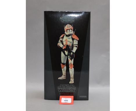 Sideshow/Hot Toys Militaries of Star Wars Commander Cody 212th Attack Battalion 1:6 scale figure. Boxed and E.