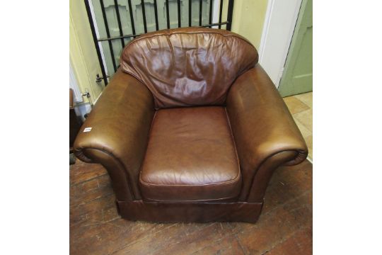 A Laura Ashley Chichester Chair Upholstered In A Mid Tan