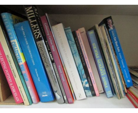 A quantity of good quality antique reference books including Poole Pottery by Hayward &amp; Atterbury