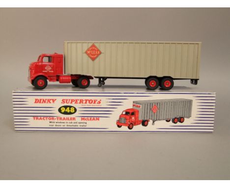 Dinky Supertoys 948 Tractor-trailer Mclean with original box from 1961