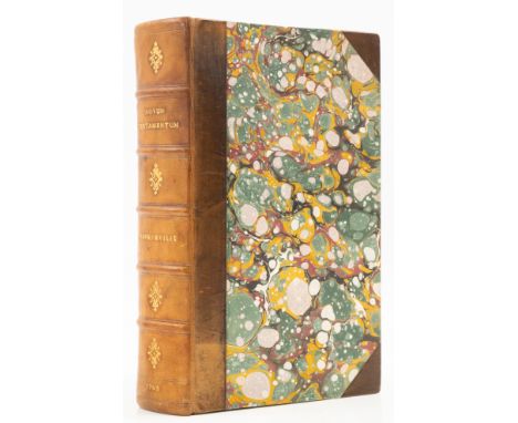 Baskerville (John).- He Kaine Diatheke. Novum Testamentum. Juxta Exemplar Millianum. Typis Joannis Baskerville [graece], one 