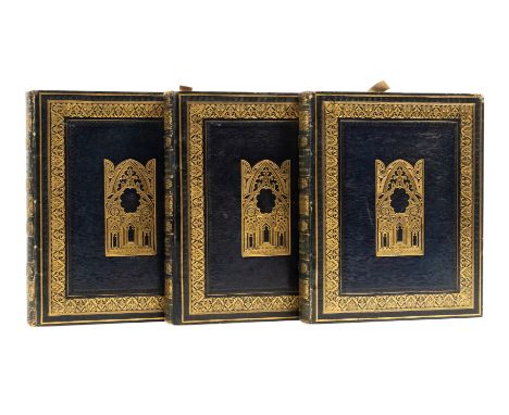 England.- Pyne (William Henry) The History of the Royal Residences, 3 vol, first edition, 100 hand-coloured aquatint plates b