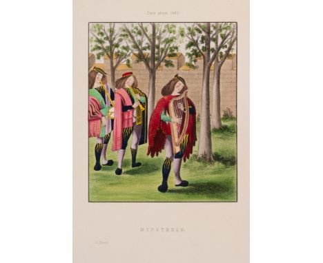 Shaw (Henry) Dresses and Decorations of the Middle Ages, 2 vol., first edition in book form, additional pictorial title and 9