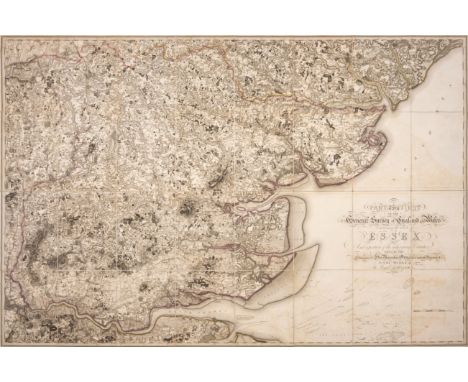 Essex.- Mudge (Lt. Col. William) Part the First of the General Survey of England and Wales, containing the whole of Essex, fo
